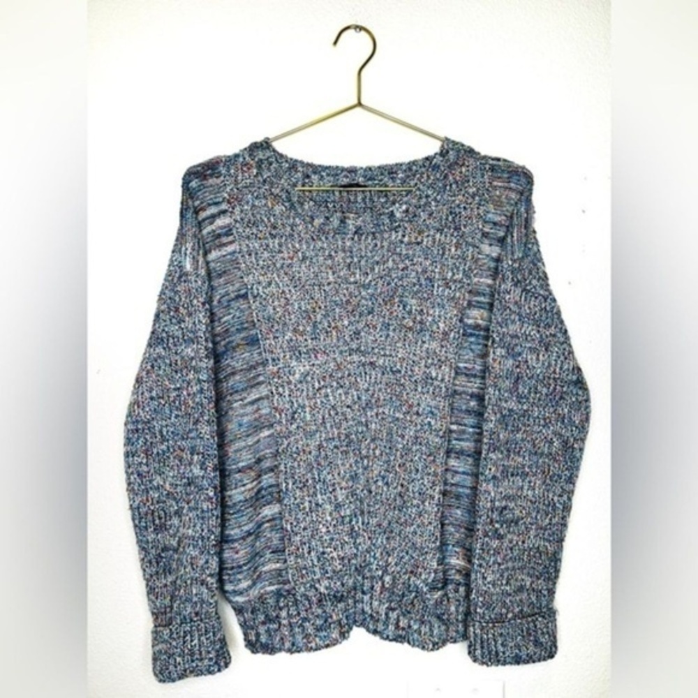 Rails knit Elsa multi color fleck Blue Sweater